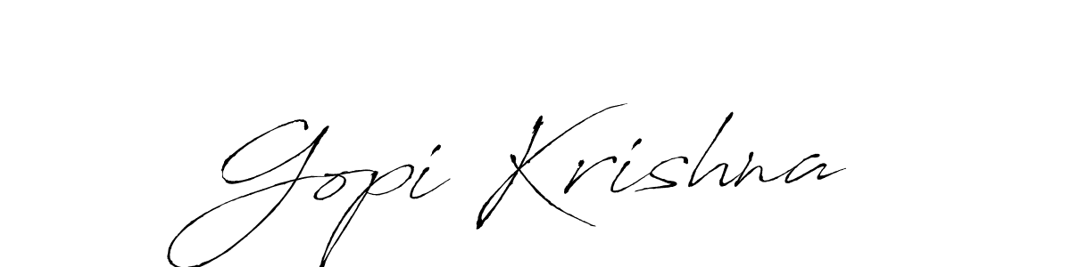 How to make Gopi Krishna signature? Antro_Vectra is a professional autograph style. Create handwritten signature for Gopi Krishna name. Gopi Krishna signature style 6 images and pictures png