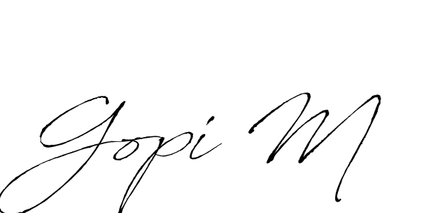 This is the best signature style for the Gopi M name. Also you like these signature font (Antro_Vectra). Mix name signature. Gopi M signature style 6 images and pictures png