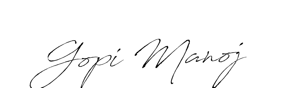 Once you've used our free online signature maker to create your best signature Antro_Vectra style, it's time to enjoy all of the benefits that Gopi Manoj name signing documents. Gopi Manoj signature style 6 images and pictures png