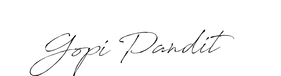 The best way (Antro_Vectra) to make a short signature is to pick only two or three words in your name. The name Gopi Pandit include a total of six letters. For converting this name. Gopi Pandit signature style 6 images and pictures png