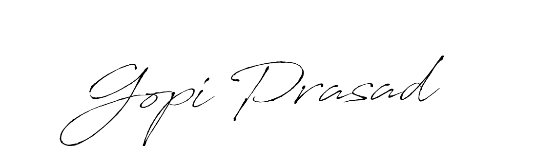 Design your own signature with our free online signature maker. With this signature software, you can create a handwritten (Antro_Vectra) signature for name Gopi Prasad. Gopi Prasad signature style 6 images and pictures png