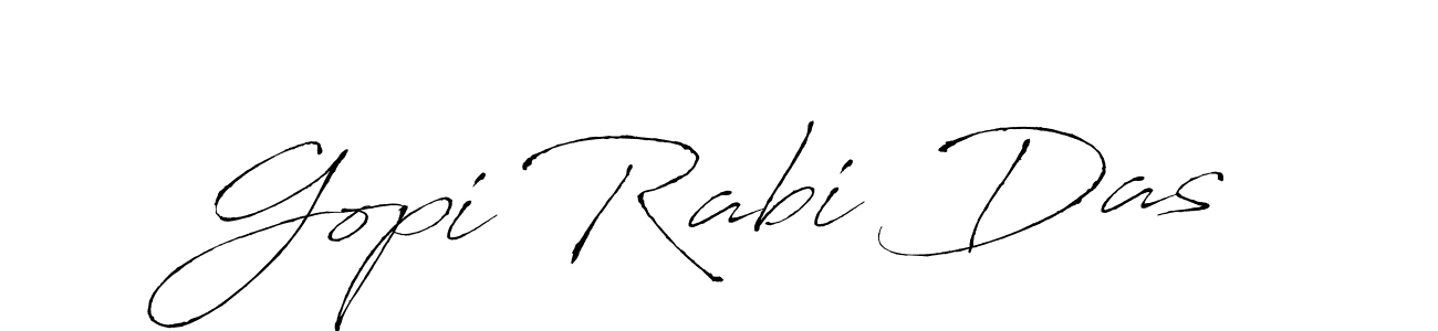 How to make Gopi Rabi Das name signature. Use Antro_Vectra style for creating short signs online. This is the latest handwritten sign. Gopi Rabi Das signature style 6 images and pictures png