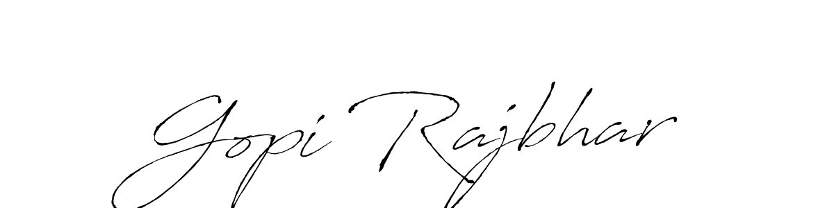 It looks lik you need a new signature style for name Gopi Rajbhar. Design unique handwritten (Antro_Vectra) signature with our free signature maker in just a few clicks. Gopi Rajbhar signature style 6 images and pictures png