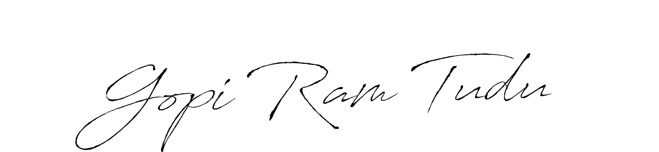 You can use this online signature creator to create a handwritten signature for the name Gopi Ram Tudu. This is the best online autograph maker. Gopi Ram Tudu signature style 6 images and pictures png