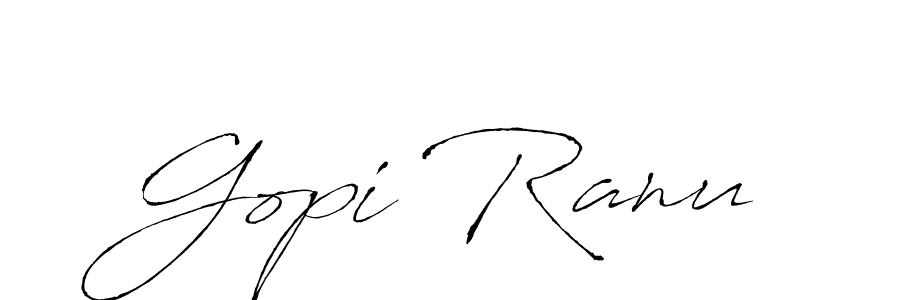 How to Draw Gopi Ranu signature style? Antro_Vectra is a latest design signature styles for name Gopi Ranu. Gopi Ranu signature style 6 images and pictures png