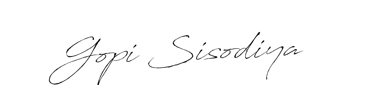 This is the best signature style for the Gopi Sisodiya name. Also you like these signature font (Antro_Vectra). Mix name signature. Gopi Sisodiya signature style 6 images and pictures png