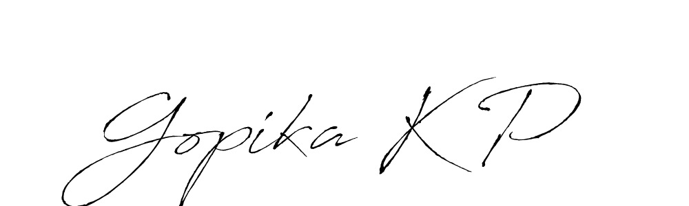 Make a short Gopika K P signature style. Manage your documents anywhere anytime using Antro_Vectra. Create and add eSignatures, submit forms, share and send files easily. Gopika K P signature style 6 images and pictures png