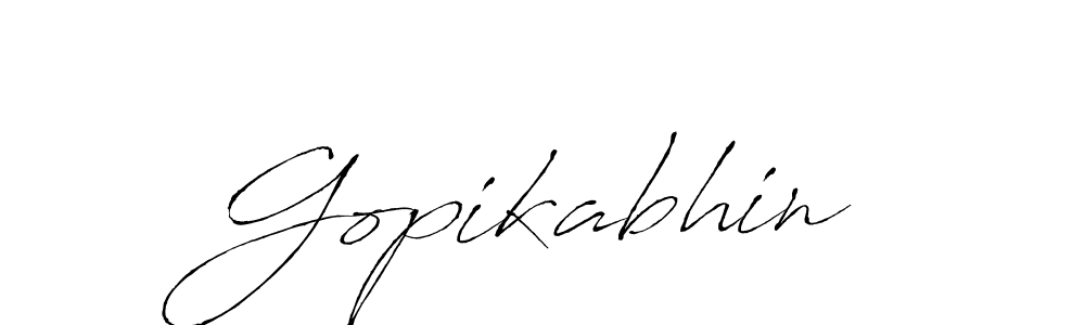 It looks lik you need a new signature style for name Gopikabhin. Design unique handwritten (Antro_Vectra) signature with our free signature maker in just a few clicks. Gopikabhin signature style 6 images and pictures png