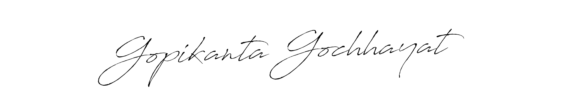 Antro_Vectra is a professional signature style that is perfect for those who want to add a touch of class to their signature. It is also a great choice for those who want to make their signature more unique. Get Gopikanta Gochhayat name to fancy signature for free. Gopikanta Gochhayat signature style 6 images and pictures png