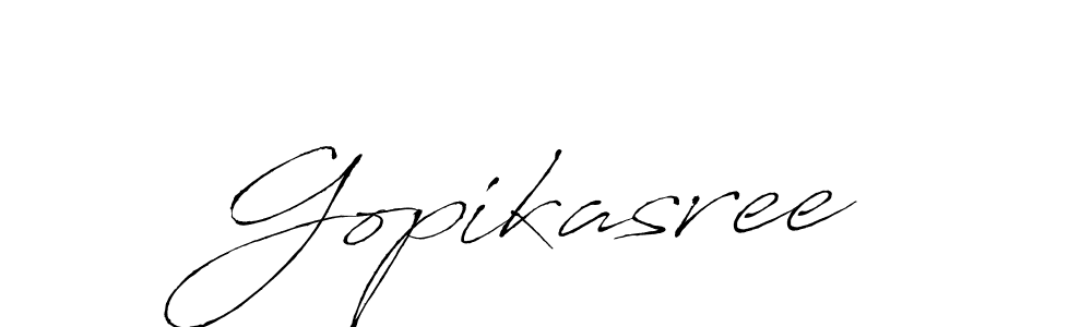 Also You can easily find your signature by using the search form. We will create Gopikasree name handwritten signature images for you free of cost using Antro_Vectra sign style. Gopikasree signature style 6 images and pictures png