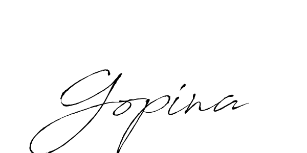 The best way (Antro_Vectra) to make a short signature is to pick only two or three words in your name. The name Gopina include a total of six letters. For converting this name. Gopina signature style 6 images and pictures png