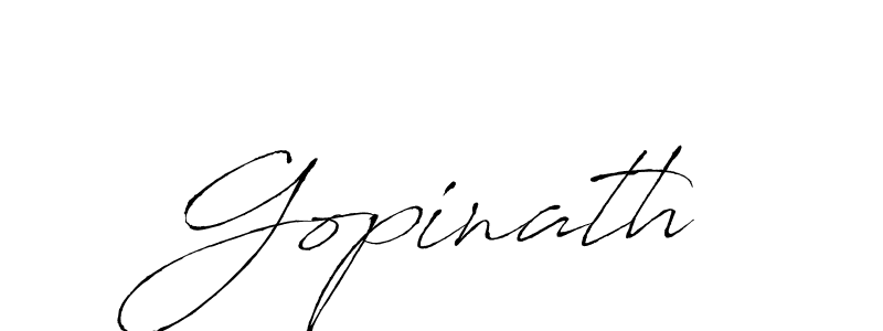 Also we have Gopinath name is the best signature style. Create professional handwritten signature collection using Antro_Vectra autograph style. Gopinath signature style 6 images and pictures png