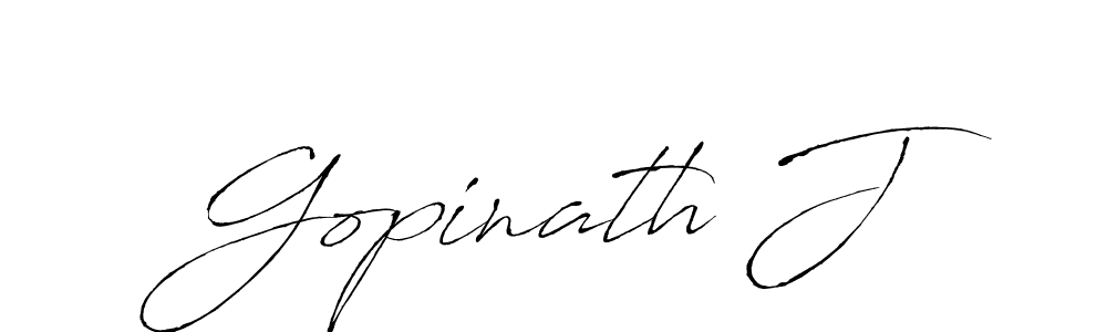 How to make Gopinath J signature? Antro_Vectra is a professional autograph style. Create handwritten signature for Gopinath J name. Gopinath J signature style 6 images and pictures png