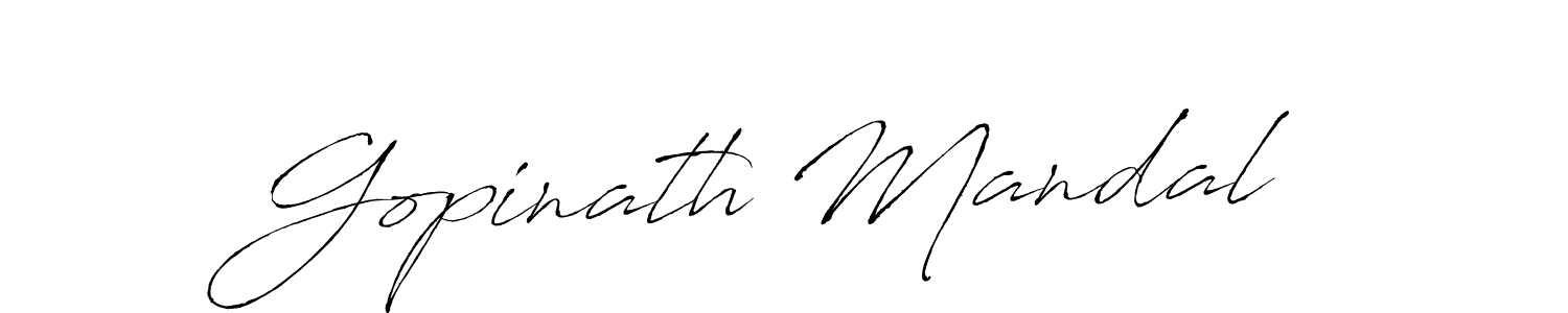 Use a signature maker to create a handwritten signature online. With this signature software, you can design (Antro_Vectra) your own signature for name Gopinath Mandal. Gopinath Mandal signature style 6 images and pictures png