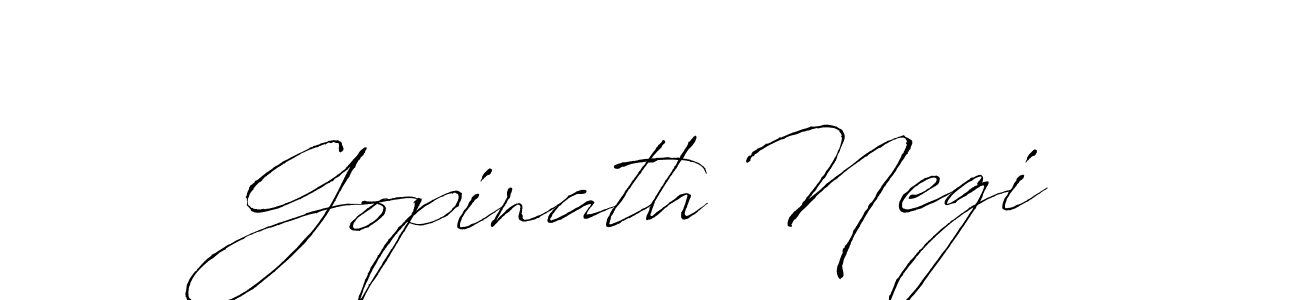 Gopinath Negi stylish signature style. Best Handwritten Sign (Antro_Vectra) for my name. Handwritten Signature Collection Ideas for my name Gopinath Negi. Gopinath Negi signature style 6 images and pictures png