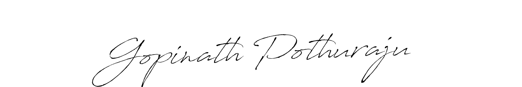 Use a signature maker to create a handwritten signature online. With this signature software, you can design (Antro_Vectra) your own signature for name Gopinath Pothuraju. Gopinath Pothuraju signature style 6 images and pictures png