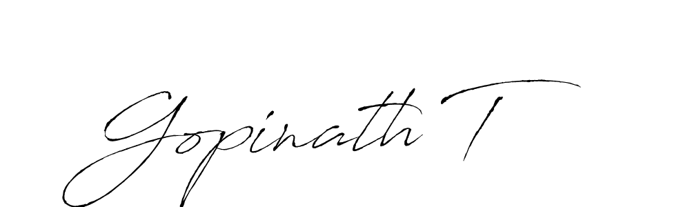 This is the best signature style for the Gopinath T name. Also you like these signature font (Antro_Vectra). Mix name signature. Gopinath T signature style 6 images and pictures png