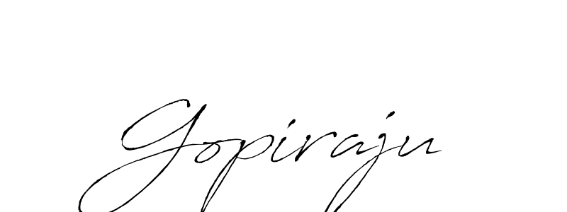 It looks lik you need a new signature style for name Gopiraju. Design unique handwritten (Antro_Vectra) signature with our free signature maker in just a few clicks. Gopiraju signature style 6 images and pictures png