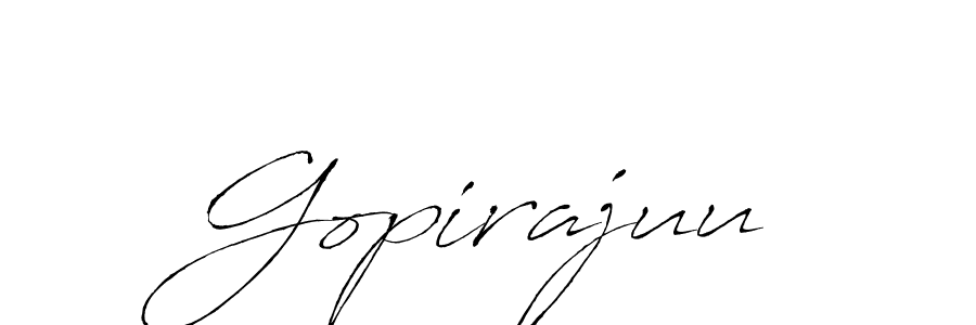 The best way (Antro_Vectra) to make a short signature is to pick only two or three words in your name. The name Gopirajuu include a total of six letters. For converting this name. Gopirajuu signature style 6 images and pictures png