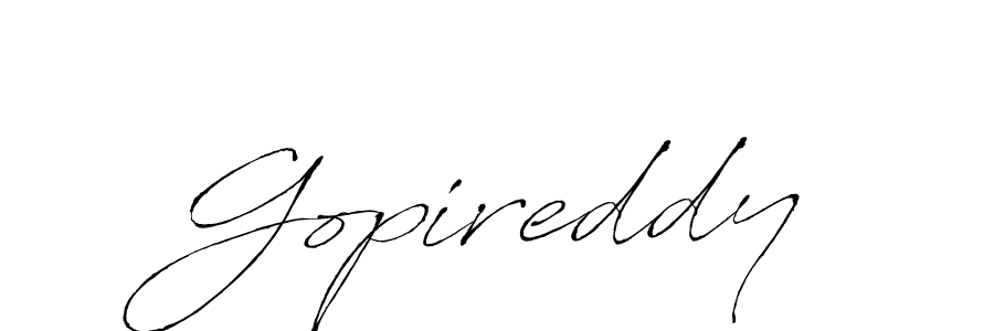 You can use this online signature creator to create a handwritten signature for the name Gopireddy. This is the best online autograph maker. Gopireddy signature style 6 images and pictures png