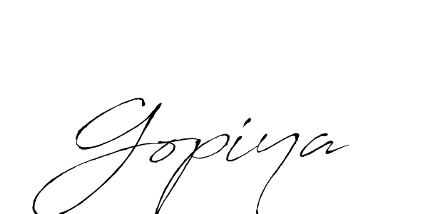 Also we have Gopiya name is the best signature style. Create professional handwritten signature collection using Antro_Vectra autograph style. Gopiya signature style 6 images and pictures png
