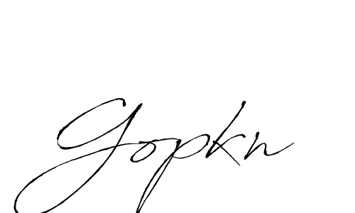 Gopkn stylish signature style. Best Handwritten Sign (Antro_Vectra) for my name. Handwritten Signature Collection Ideas for my name Gopkn. Gopkn signature style 6 images and pictures png