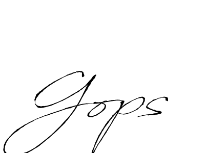 You should practise on your own different ways (Antro_Vectra) to write your name (Gops) in signature. don't let someone else do it for you. Gops signature style 6 images and pictures png