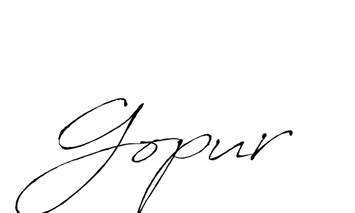 Similarly Antro_Vectra is the best handwritten signature design. Signature creator online .You can use it as an online autograph creator for name Gopur. Gopur signature style 6 images and pictures png