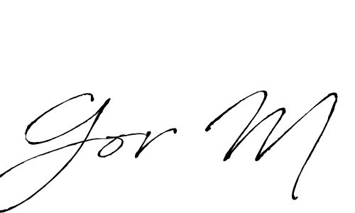 Once you've used our free online signature maker to create your best signature Antro_Vectra style, it's time to enjoy all of the benefits that Gor M name signing documents. Gor M signature style 6 images and pictures png