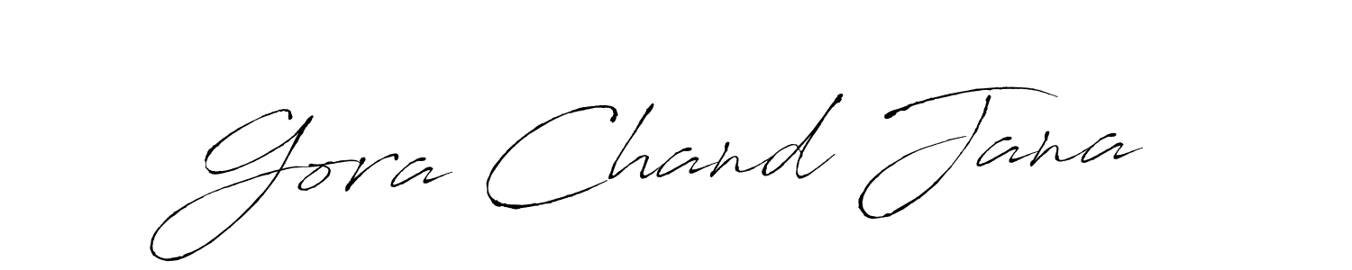 Also You can easily find your signature by using the search form. We will create Gora Chand Jana name handwritten signature images for you free of cost using Antro_Vectra sign style. Gora Chand Jana signature style 6 images and pictures png