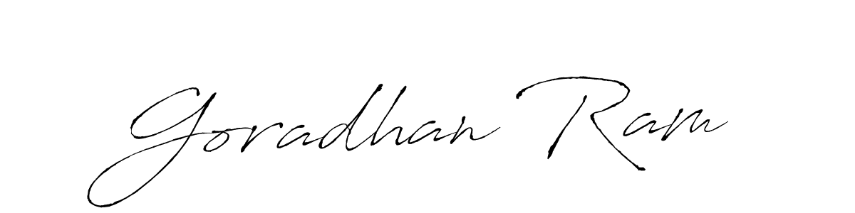 if you are searching for the best signature style for your name Goradhan Ram. so please give up your signature search. here we have designed multiple signature styles  using Antro_Vectra. Goradhan Ram signature style 6 images and pictures png