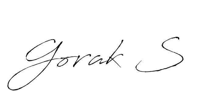 Similarly Antro_Vectra is the best handwritten signature design. Signature creator online .You can use it as an online autograph creator for name Gorak S. Gorak S signature style 6 images and pictures png