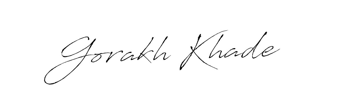 You can use this online signature creator to create a handwritten signature for the name Gorakh Khade. This is the best online autograph maker. Gorakh Khade signature style 6 images and pictures png