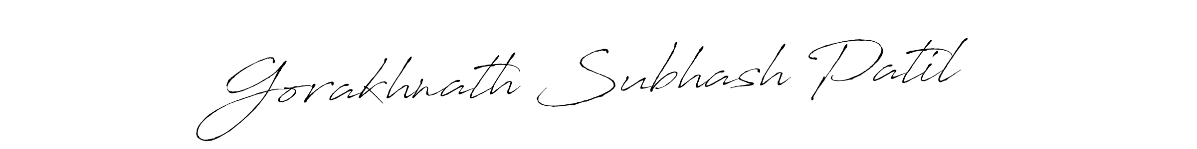 Make a beautiful signature design for name Gorakhnath Subhash Patil. Use this online signature maker to create a handwritten signature for free. Gorakhnath Subhash Patil signature style 6 images and pictures png