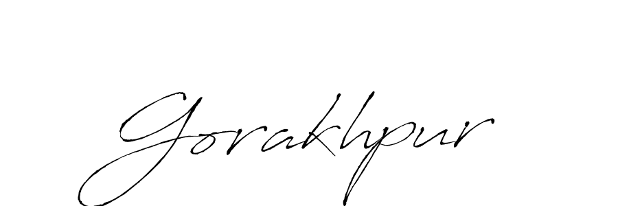 Also You can easily find your signature by using the search form. We will create Gorakhpur name handwritten signature images for you free of cost using Antro_Vectra sign style. Gorakhpur signature style 6 images and pictures png