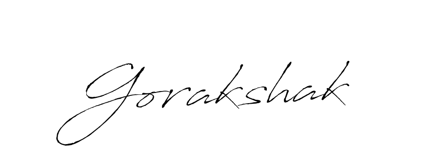 You should practise on your own different ways (Antro_Vectra) to write your name (Gorakshak) in signature. don't let someone else do it for you. Gorakshak signature style 6 images and pictures png