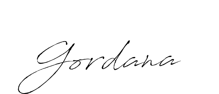 How to make Gordana signature? Antro_Vectra is a professional autograph style. Create handwritten signature for Gordana name. Gordana signature style 6 images and pictures png