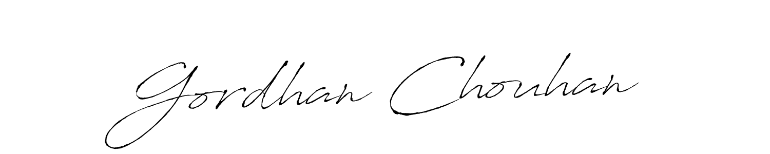 Antro_Vectra is a professional signature style that is perfect for those who want to add a touch of class to their signature. It is also a great choice for those who want to make their signature more unique. Get Gordhan Chouhan name to fancy signature for free. Gordhan Chouhan signature style 6 images and pictures png