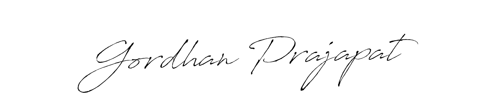You should practise on your own different ways (Antro_Vectra) to write your name (Gordhan Prajapat) in signature. don't let someone else do it for you. Gordhan Prajapat signature style 6 images and pictures png