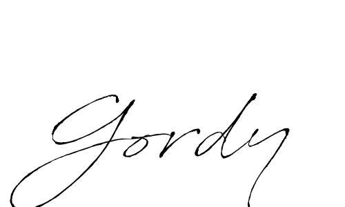 Also we have Gordy name is the best signature style. Create professional handwritten signature collection using Antro_Vectra autograph style. Gordy signature style 6 images and pictures png