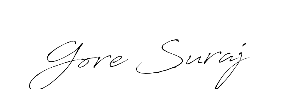 It looks lik you need a new signature style for name Gore Suraj. Design unique handwritten (Antro_Vectra) signature with our free signature maker in just a few clicks. Gore Suraj signature style 6 images and pictures png