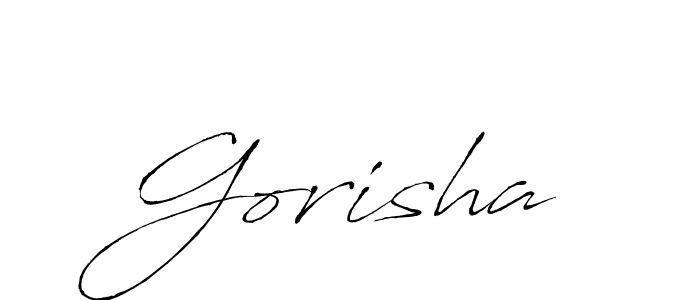 Make a beautiful signature design for name Gorisha. Use this online signature maker to create a handwritten signature for free. Gorisha signature style 6 images and pictures png