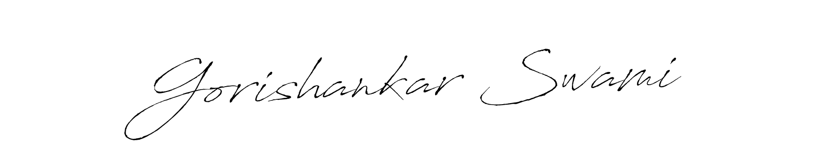 You should practise on your own different ways (Antro_Vectra) to write your name (Gorishankar Swami) in signature. don't let someone else do it for you. Gorishankar Swami signature style 6 images and pictures png