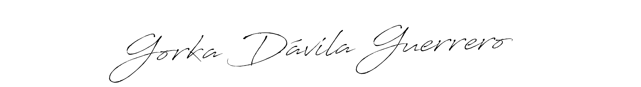 Make a beautiful signature design for name Gorka Dávila Guerrero. Use this online signature maker to create a handwritten signature for free. Gorka Dávila Guerrero signature style 6 images and pictures png