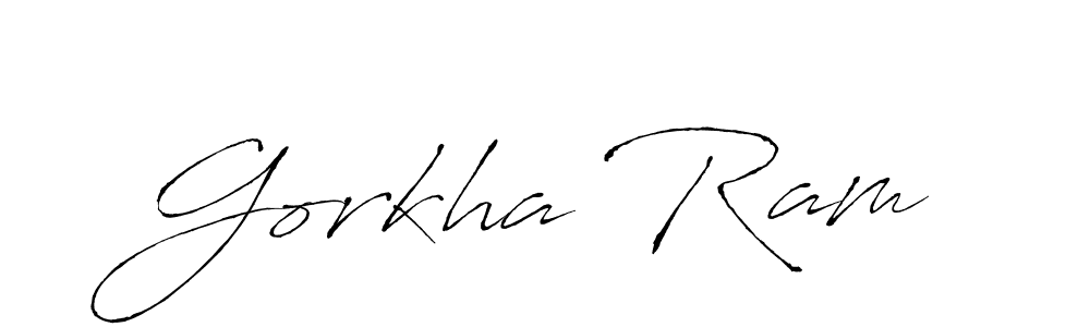 Make a beautiful signature design for name Gorkha Ram. Use this online signature maker to create a handwritten signature for free. Gorkha Ram signature style 6 images and pictures png