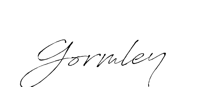 Create a beautiful signature design for name Gormley. With this signature (Antro_Vectra) fonts, you can make a handwritten signature for free. Gormley signature style 6 images and pictures png