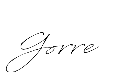 Also we have Gorre name is the best signature style. Create professional handwritten signature collection using Antro_Vectra autograph style. Gorre signature style 6 images and pictures png