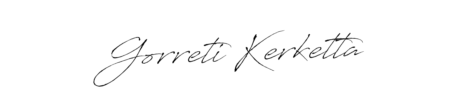 The best way (Antro_Vectra) to make a short signature is to pick only two or three words in your name. The name Gorreti Kerketta include a total of six letters. For converting this name. Gorreti Kerketta signature style 6 images and pictures png