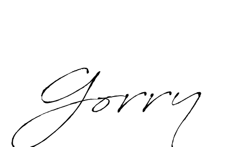 The best way (Antro_Vectra) to make a short signature is to pick only two or three words in your name. The name Gorry include a total of six letters. For converting this name. Gorry signature style 6 images and pictures png