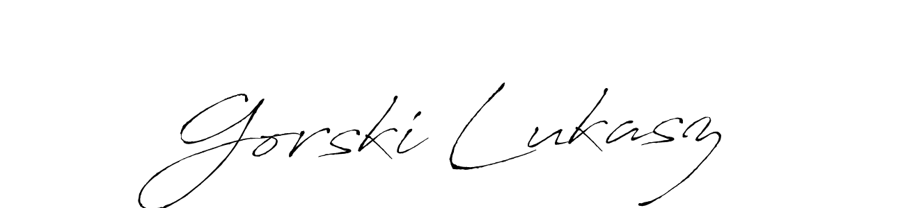 How to Draw Gorski Lukasz signature style? Antro_Vectra is a latest design signature styles for name Gorski Lukasz. Gorski Lukasz signature style 6 images and pictures png